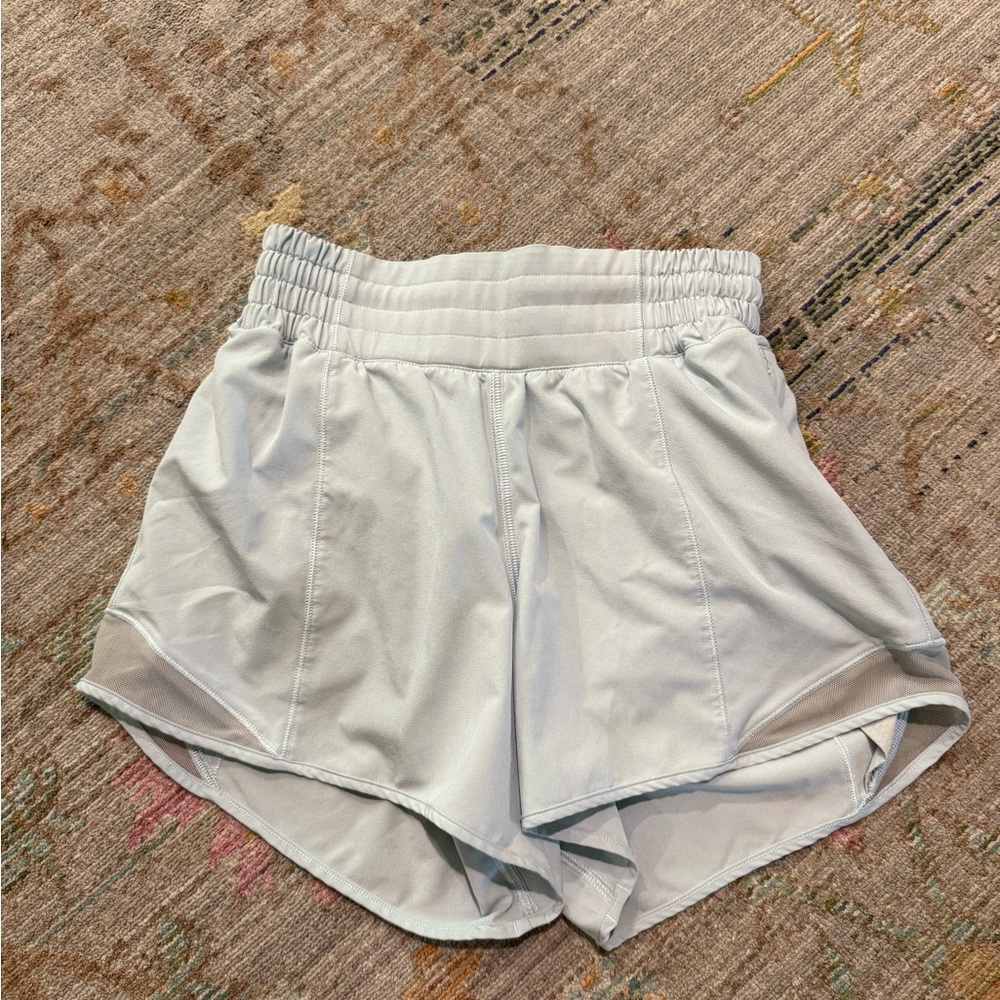 lululemon athletica Light Gray Women's Athletic Shorts